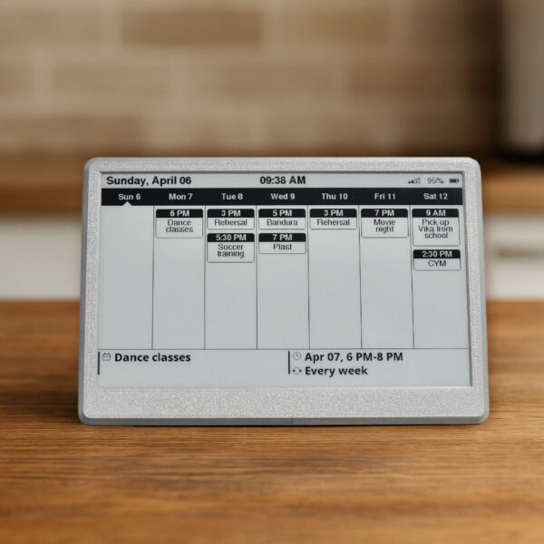 WiFi 7.5" E-Ink Calendar by UkieLab - works with Apple iCould Calendar - Image 15