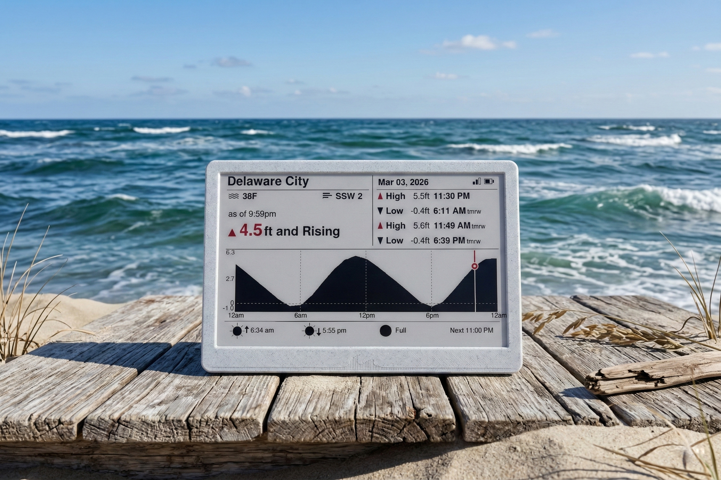 Ocean Tide - NOAA Tide Display by UkieLab