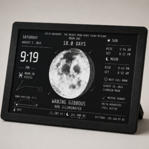 MoonGraph - Moon Phase Clock by UkieLab
