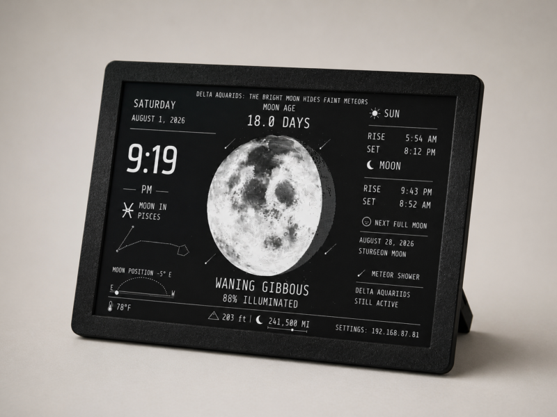 MoonGraph – Moon Phase Clock